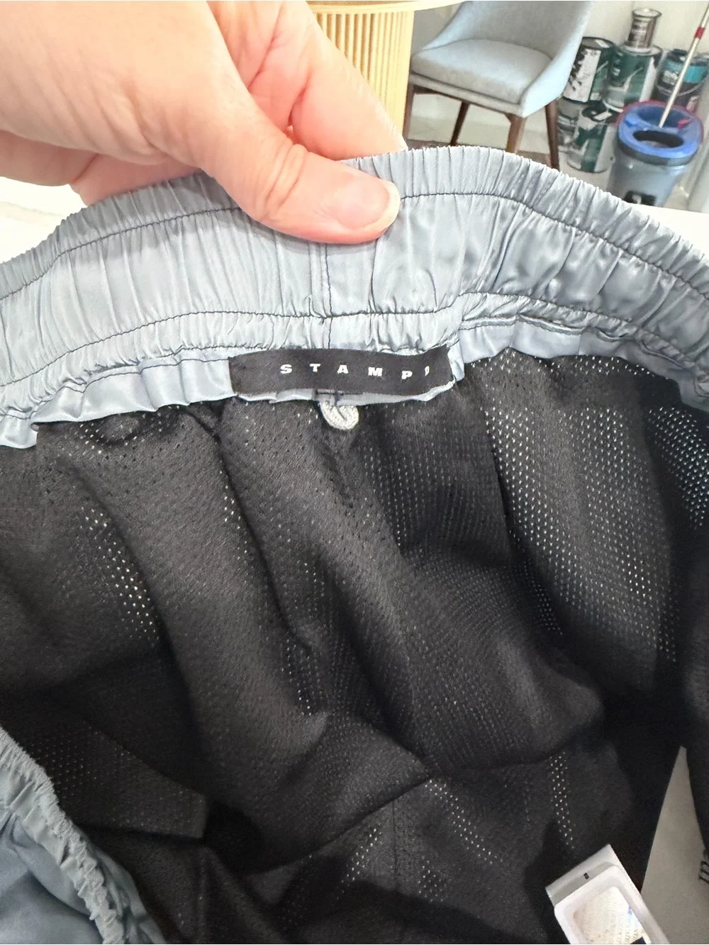 $190 Stampd Gradient Trunk swim/water-resistant shorts Men’s large Drawstring